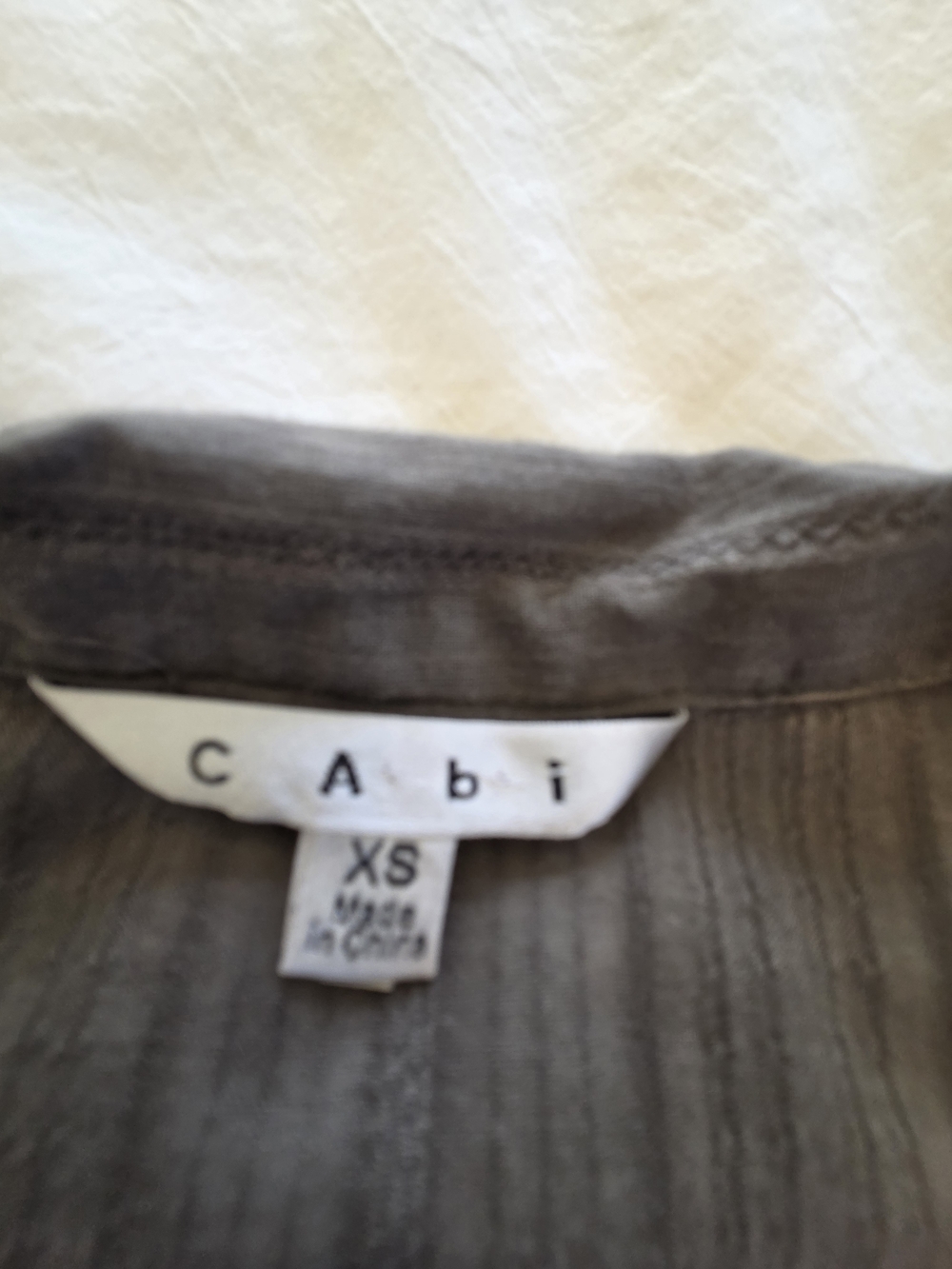 Cabi Button-Front Mini Dress/Cardigain - Picture 2 of 7